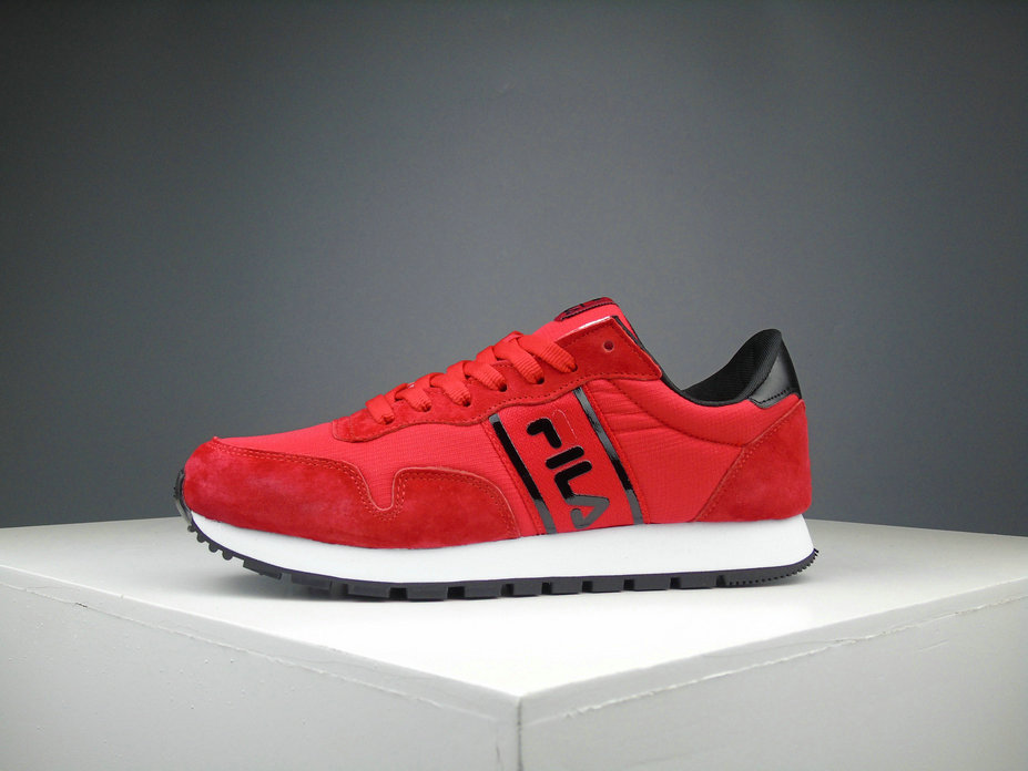 FILA Retro Shoes Imitation Fur Men Red